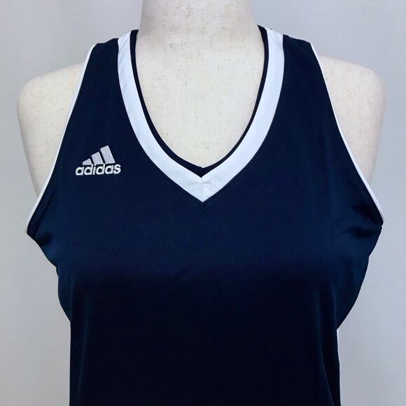 Adidas NWT Navy and White Generic Team Jersey Women L - Picture 2 of 13